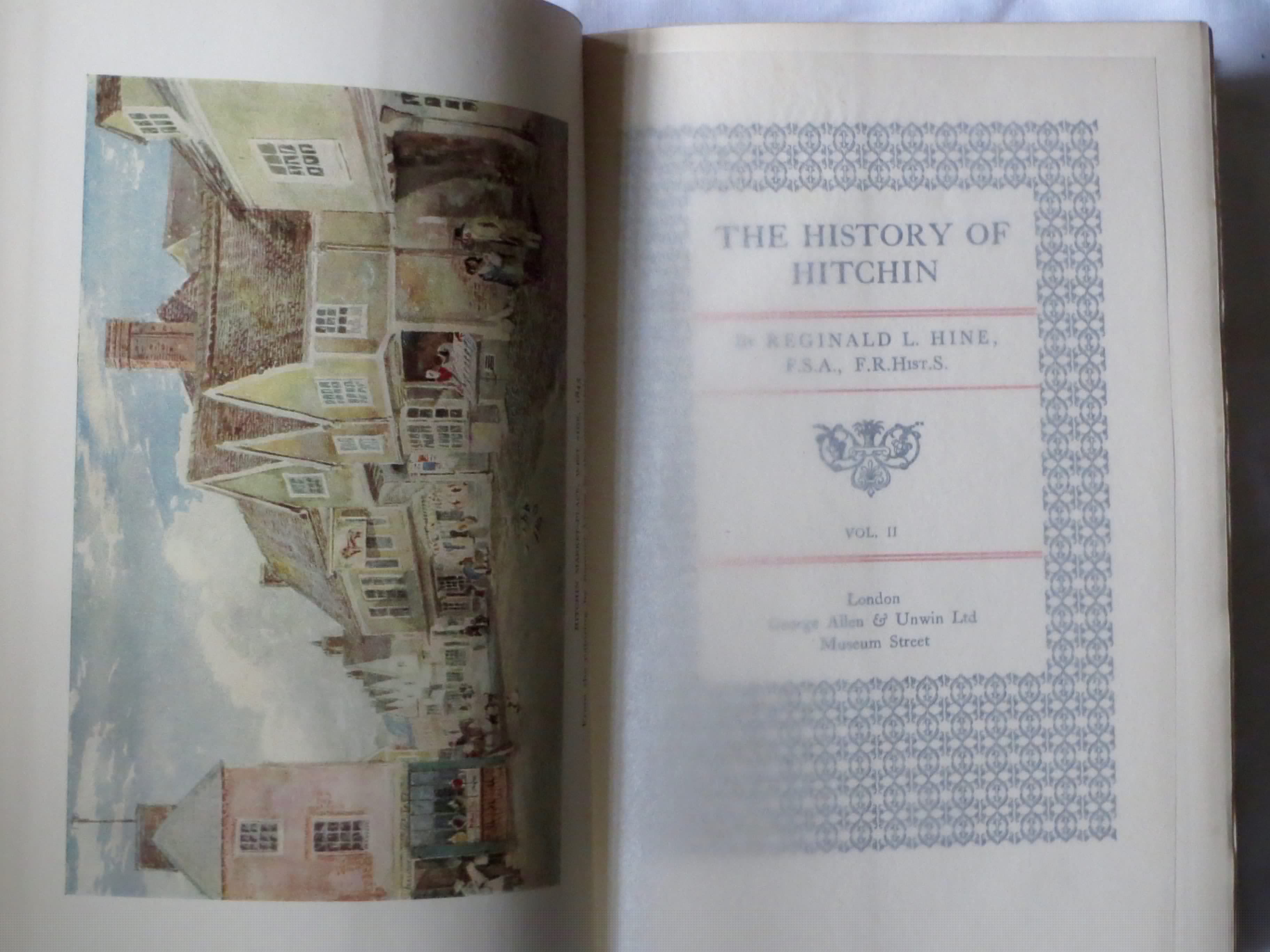 HISTORY OF HITCHIN Two Volumes (1927 & 1929 Limited Editions