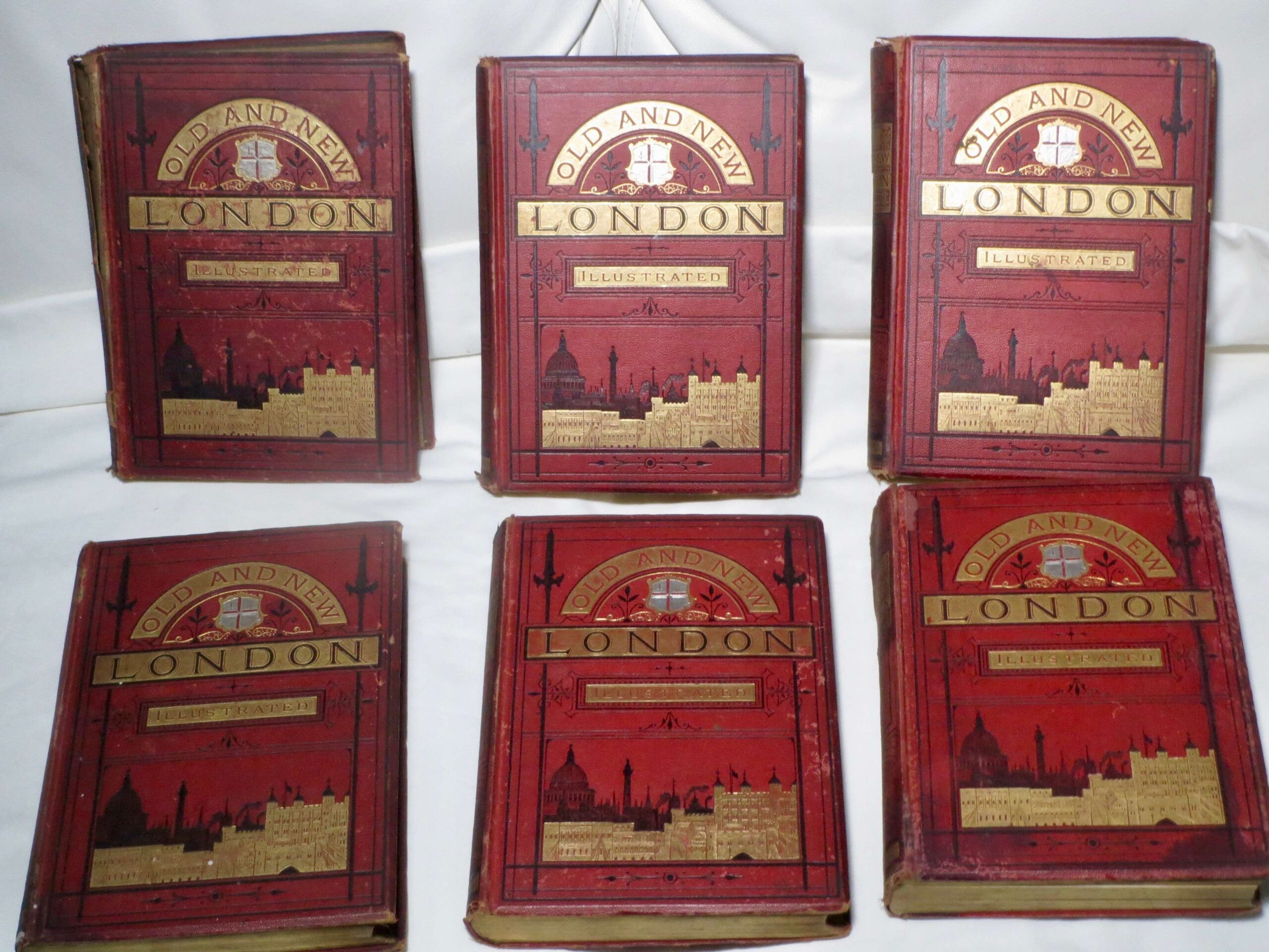 Old and New London, Illustrated (c1893) 6 volume set. - Vees CAVE