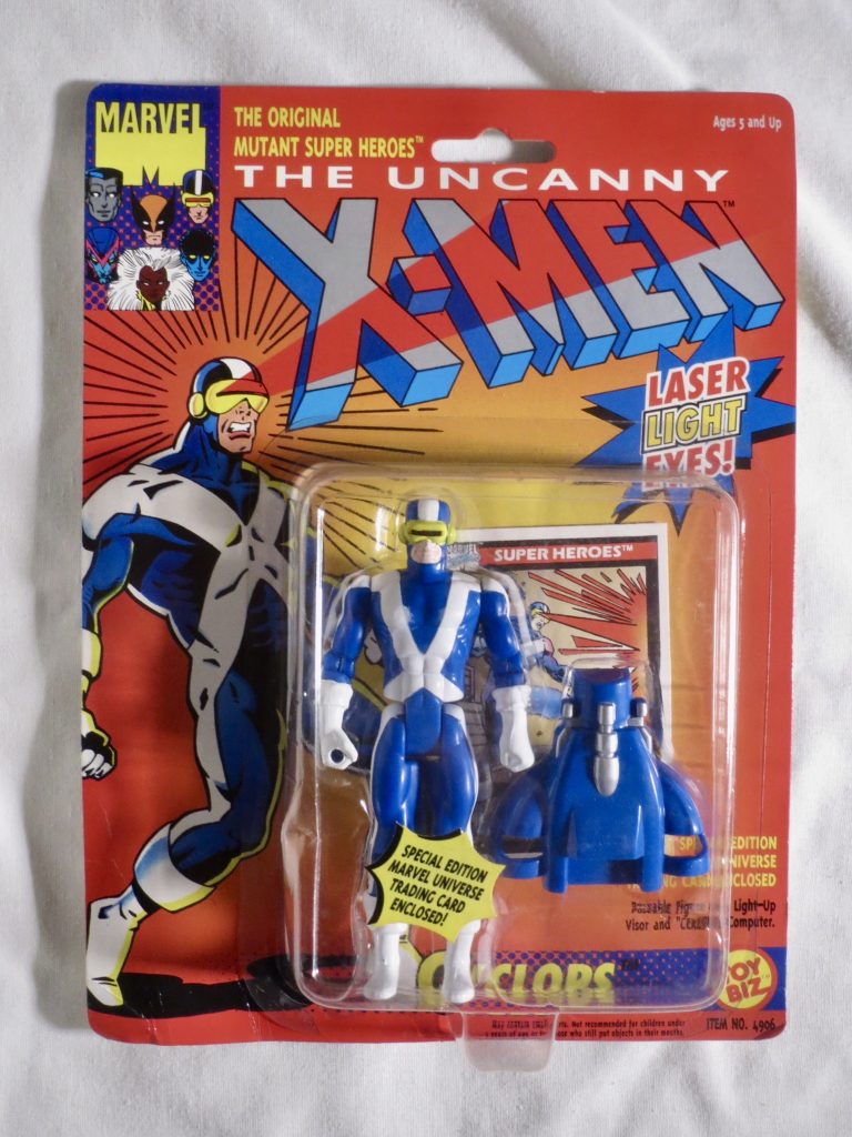 CYCLOPS X-Men Vintage 1991 Toy Biz Marvel Comics 5" Action Figure Super Hero 