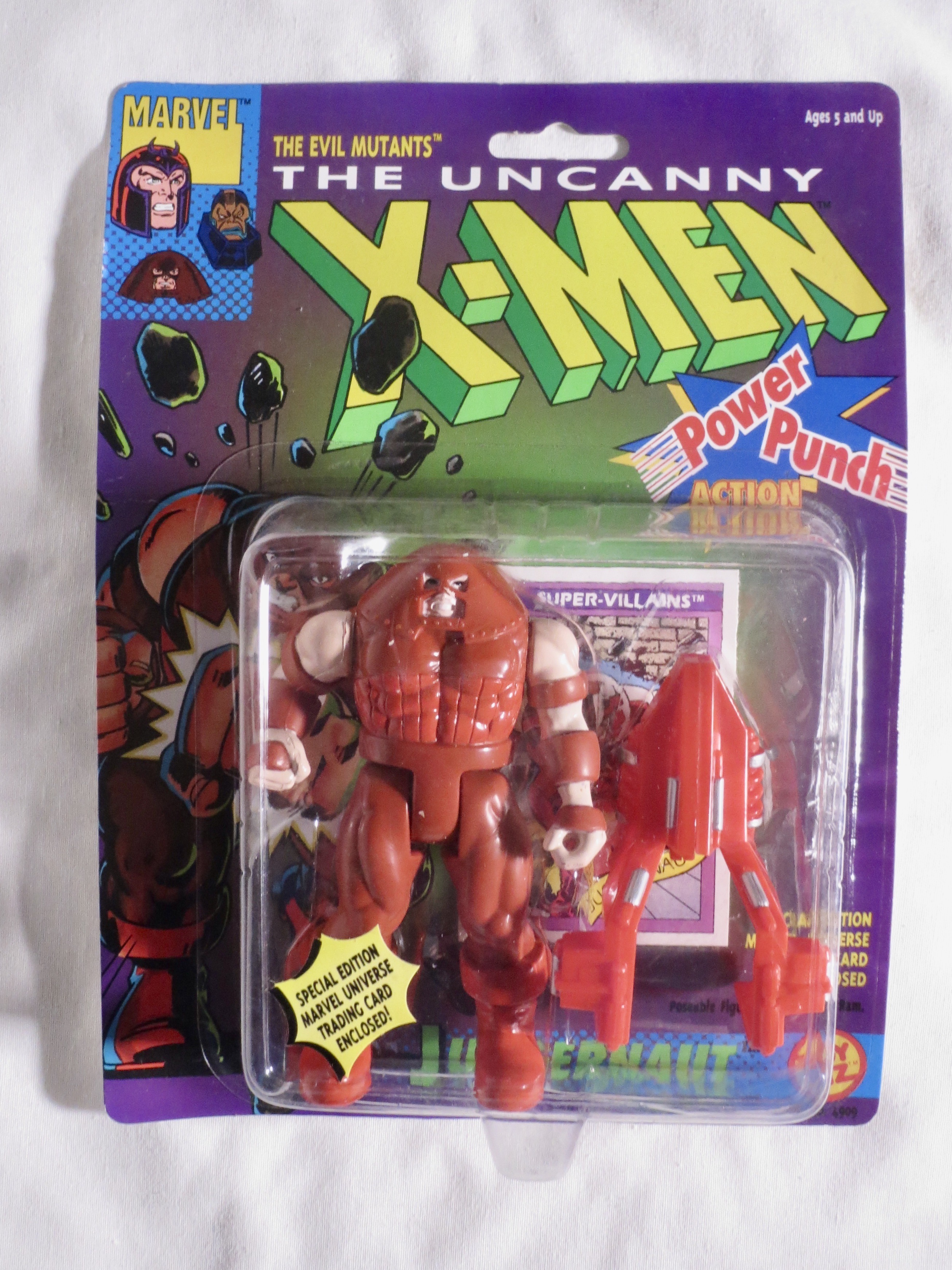ToyBiz Marvel X-men Steel Mutants Juggernaut VS Cyclops Action Figure MOC 1994 for sale online 